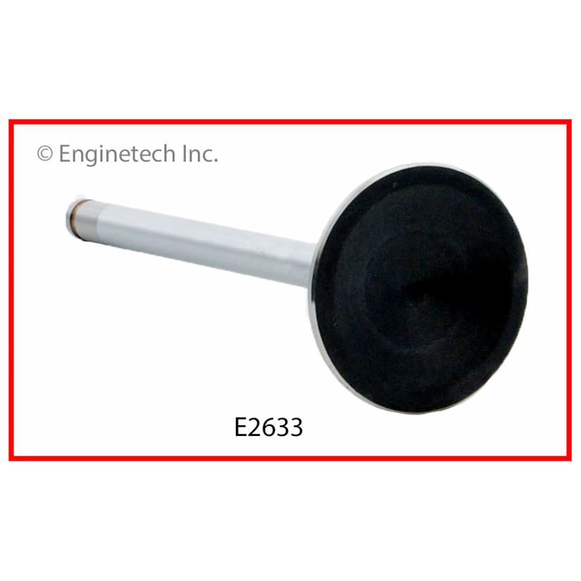 Enginetech Engine Exhaust Valve - Oversized Stem and Head - E2633B