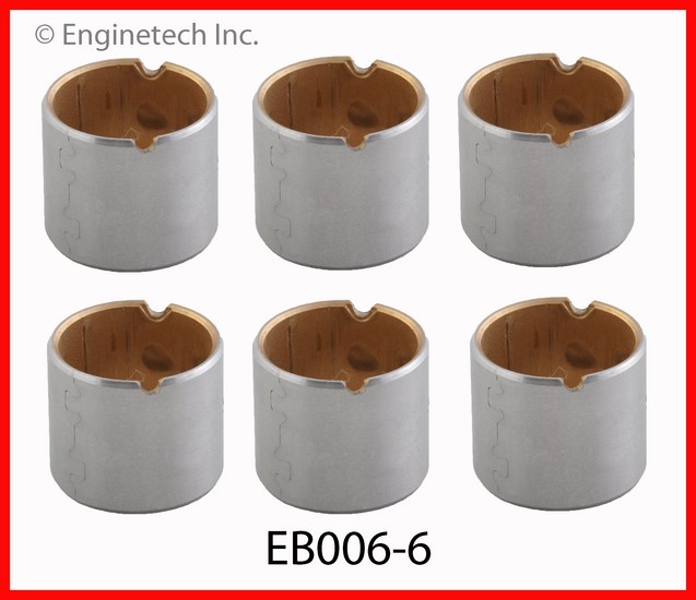 Enginetech Engine Piston Wrist Pin Bushing Set- Size Machining Required - EB006-6