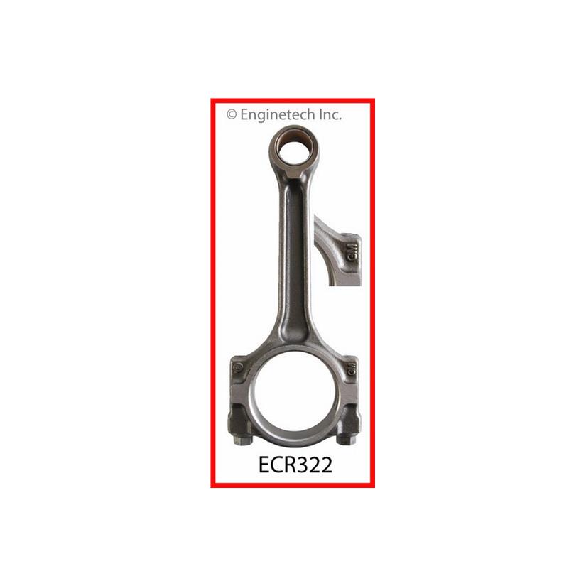 Enginetech Remanufactured Single Engine Connecting Rod with Bolts - ECR322