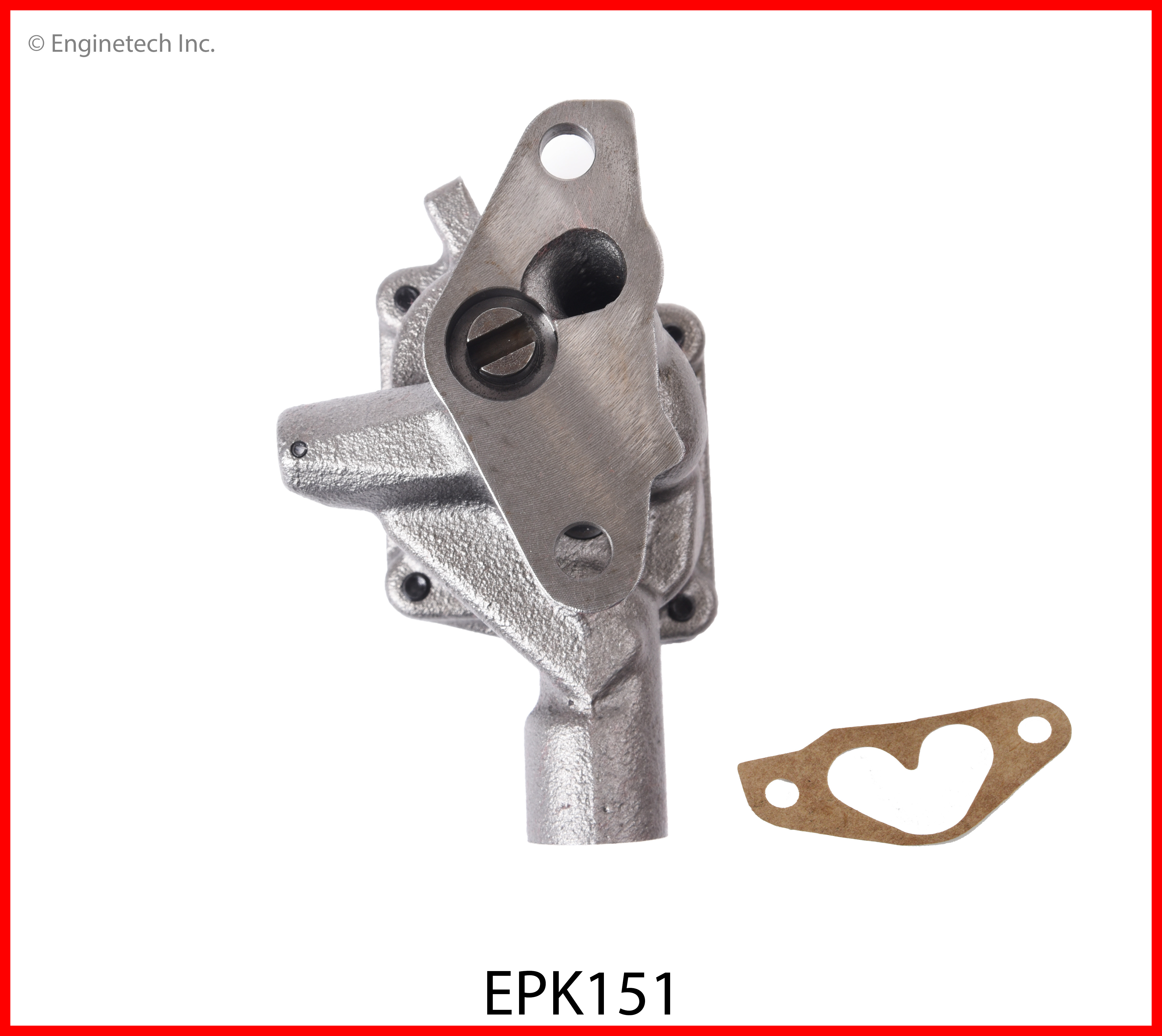 Enginetech Engine Oil Pump with Gasket- Enginetech Pressure King Brand - EPK151