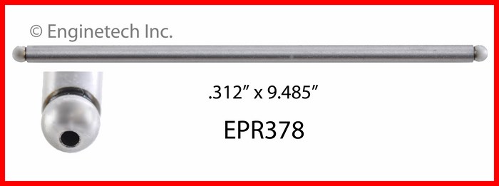 Enginetech Engine Push Rod - 4 Pack - EPR378