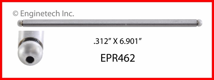 Enginetech Engine Push Rod - 4 Pack - EPR462