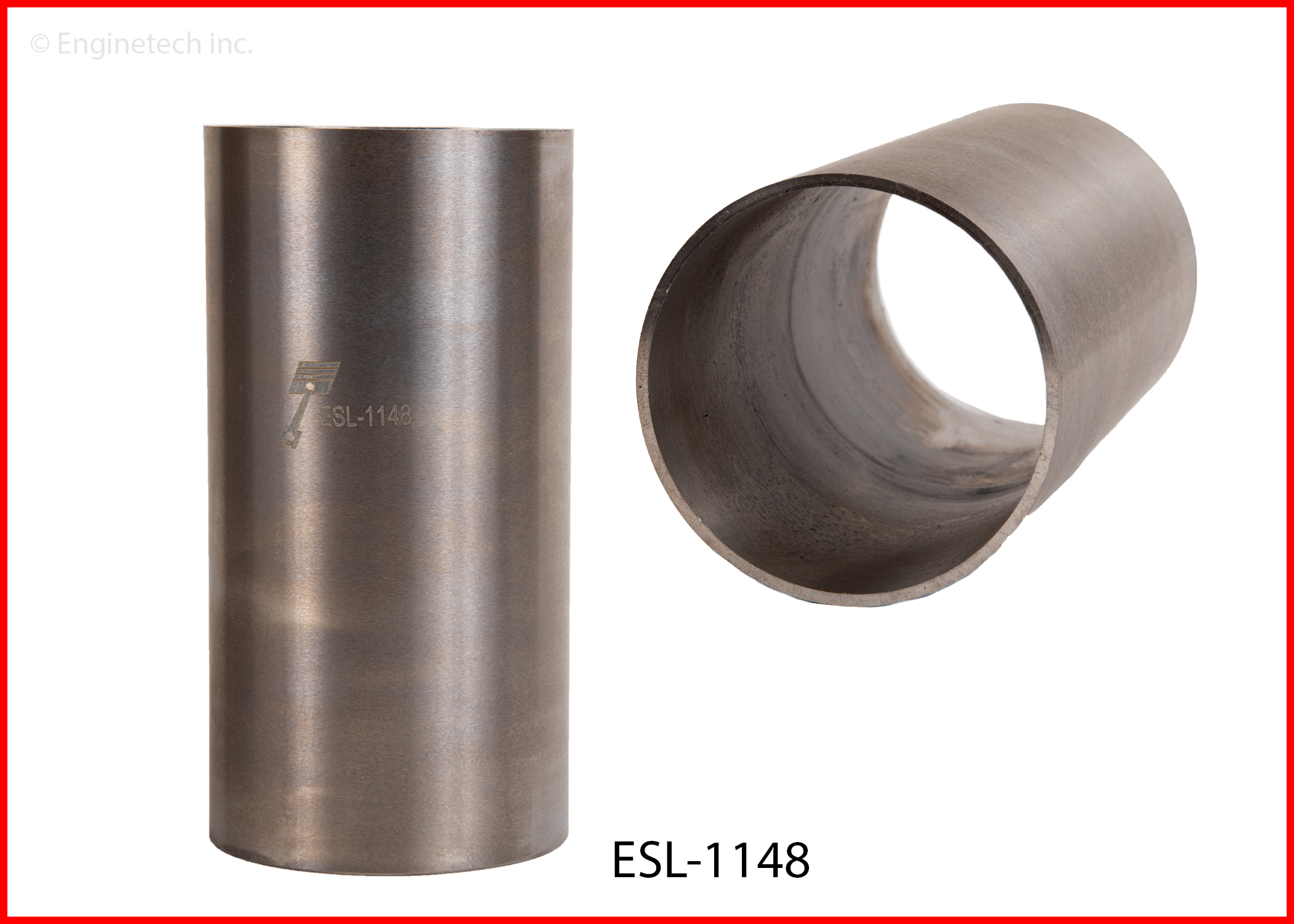 Enginetech Engine Single Cylinder Liner- Machining Required - ESL1148