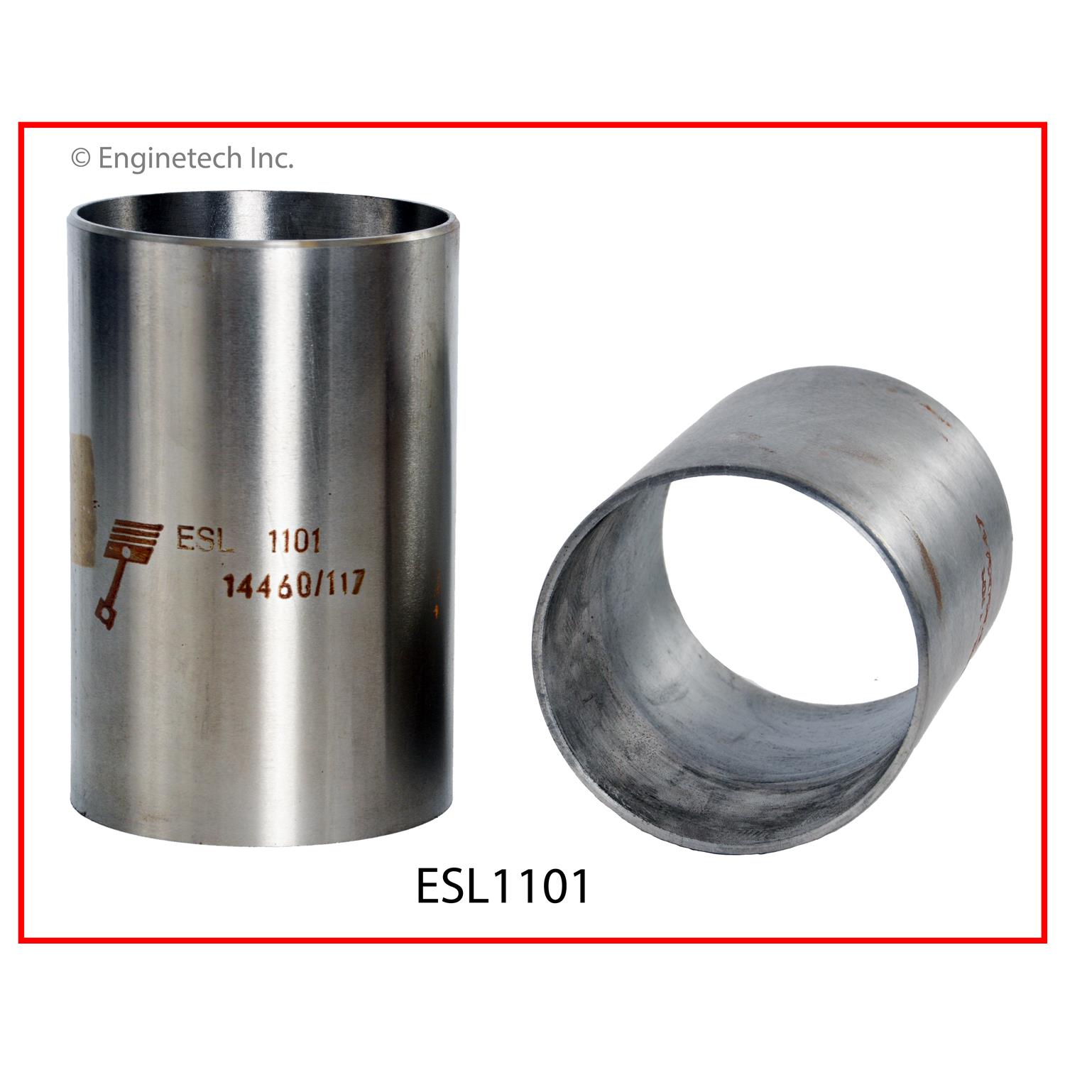 Enginetech Engine Single Cylinder Liner- Machining Required - ESL1101