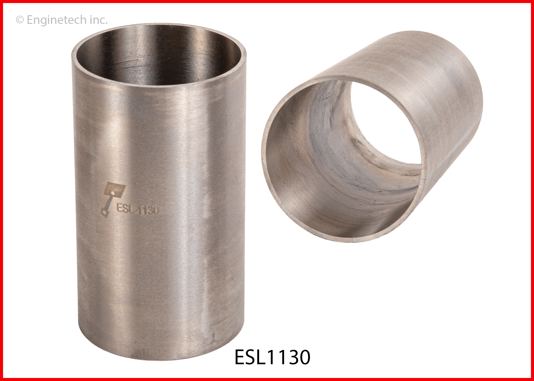 Enginetech Engine Single Cylinder Liner- Machining Required - ESL1130