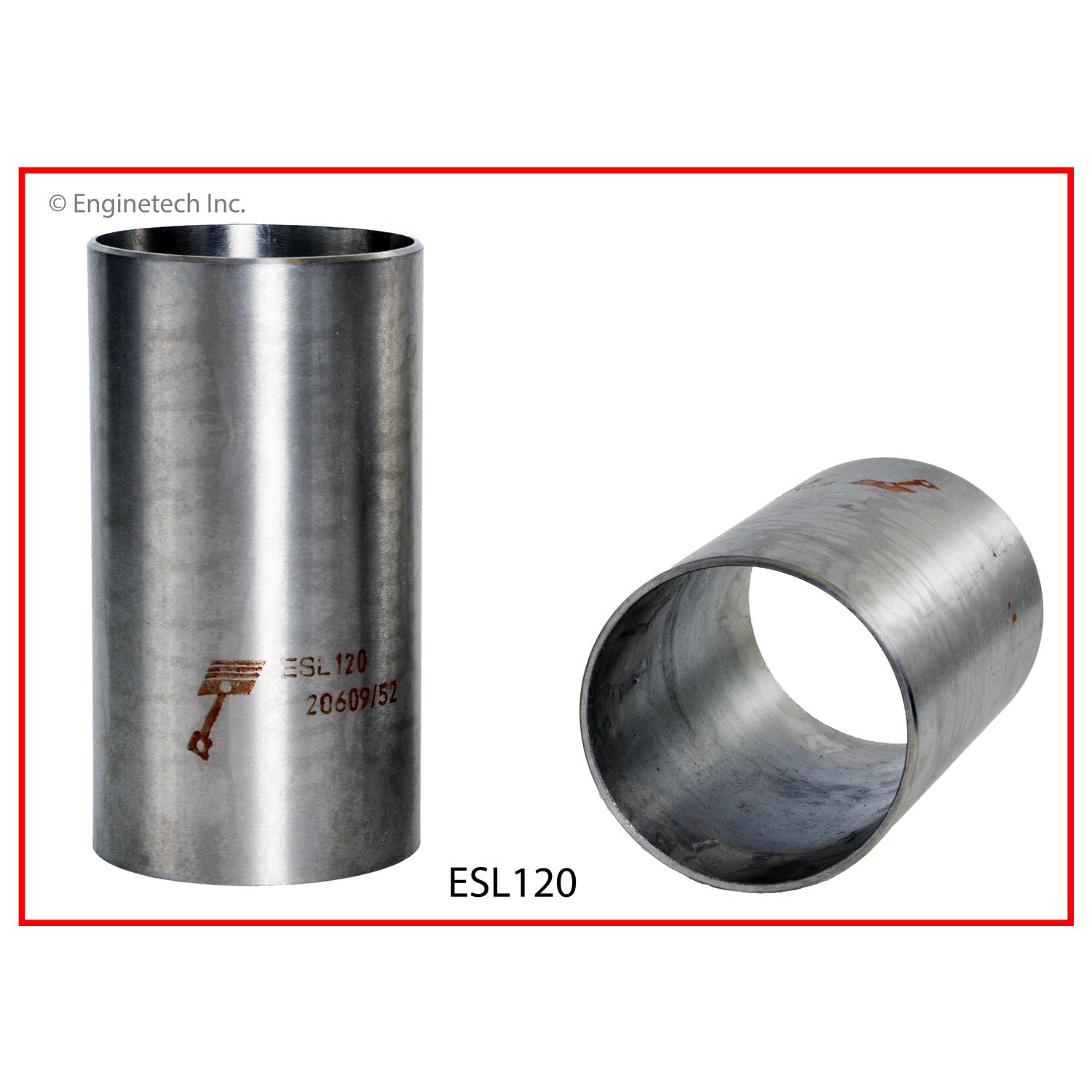 Enginetech Engine Single Cylinder Liner- Machining Required - ESL120