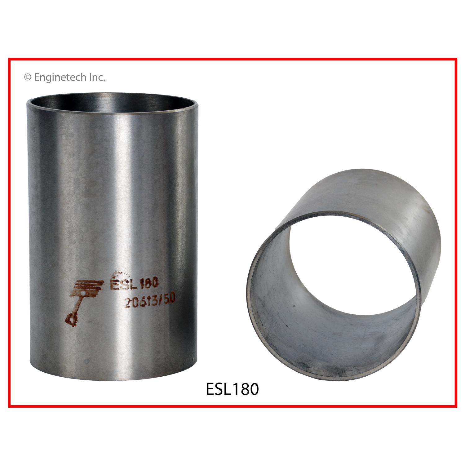 Enginetech Engine Single Cylinder Liner- Machining Required - ESL180