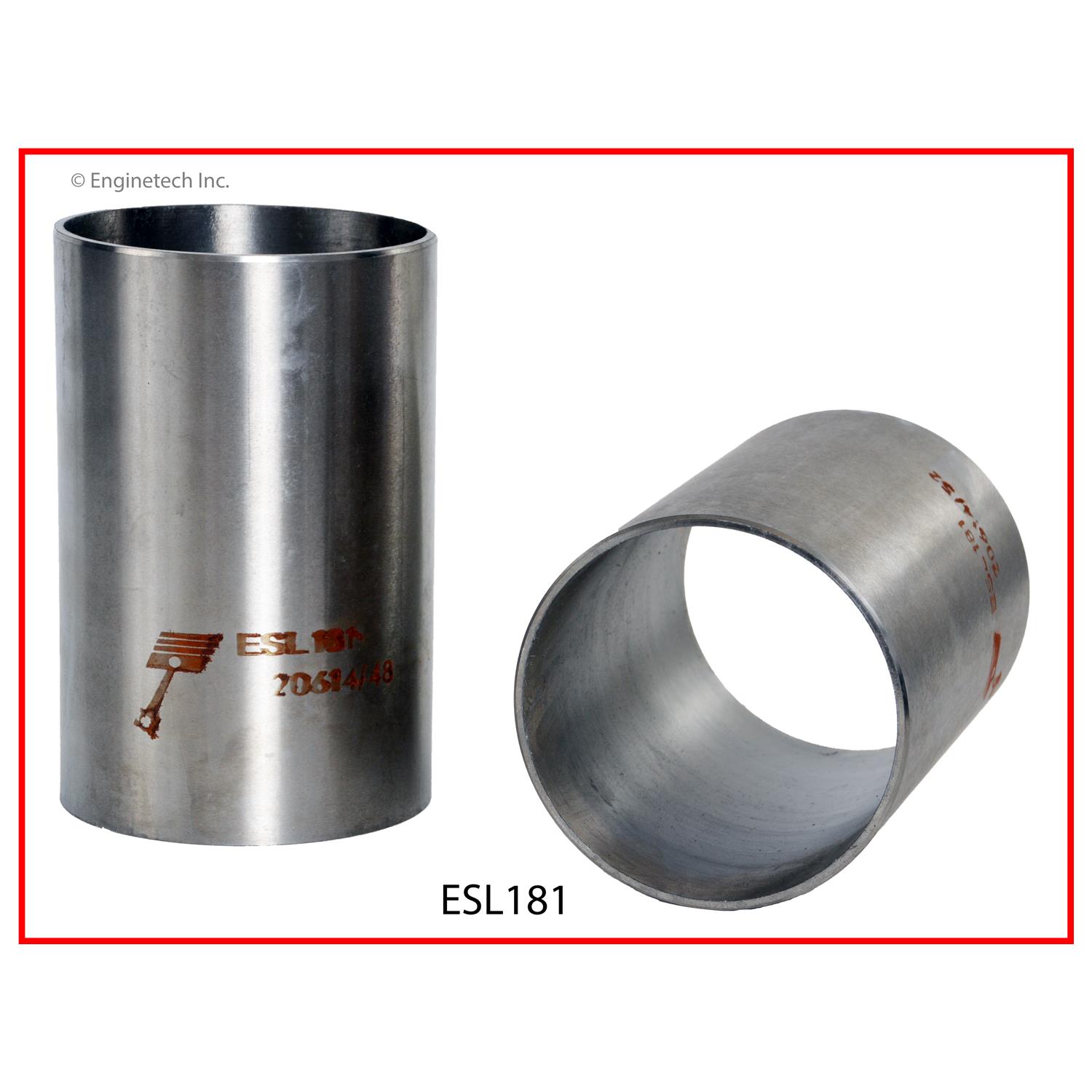 Enginetech Engine Single Cylinder Liner- Machining Required - ESL181