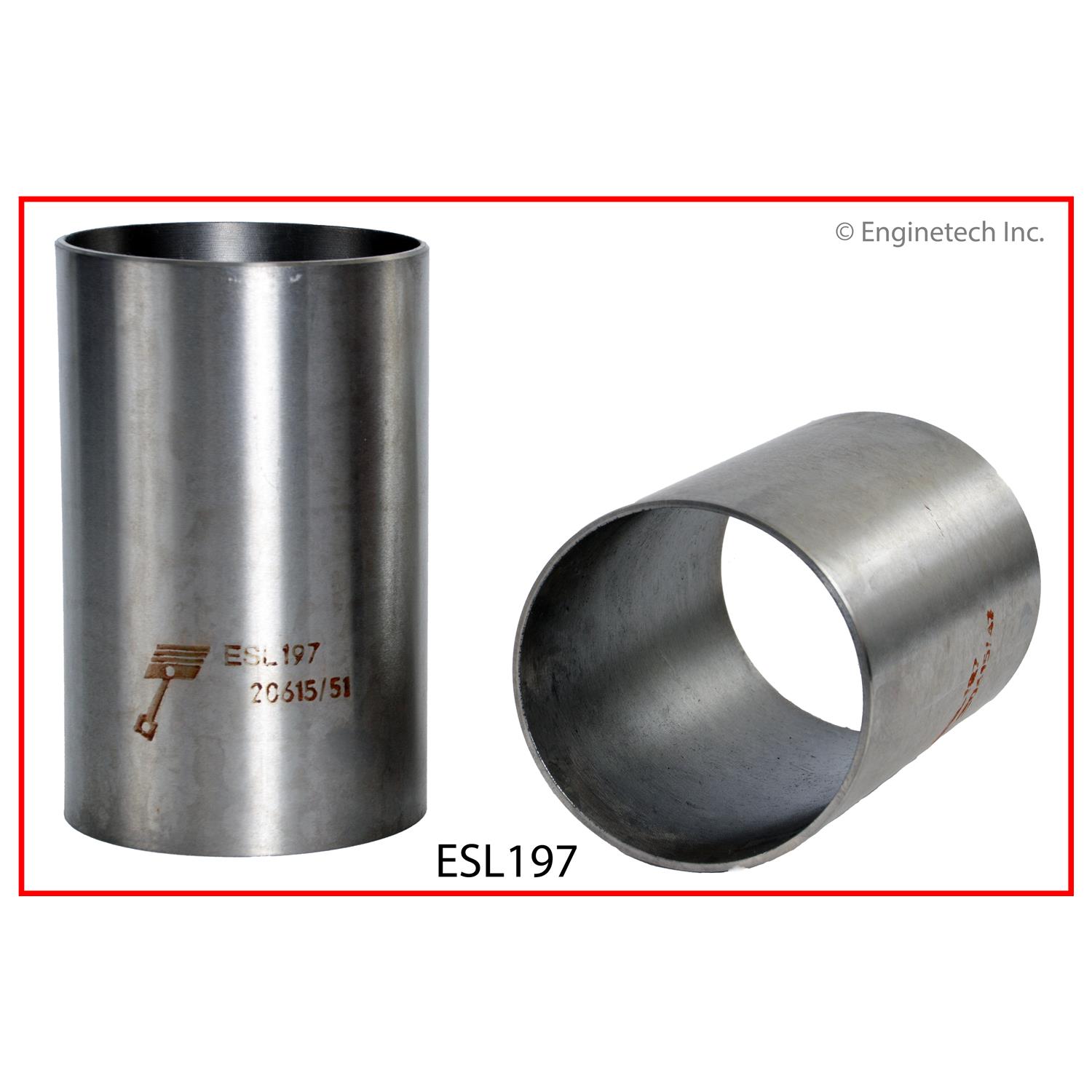 Enginetech Engine Single Cylinder Liner- Machining Required - ESL197