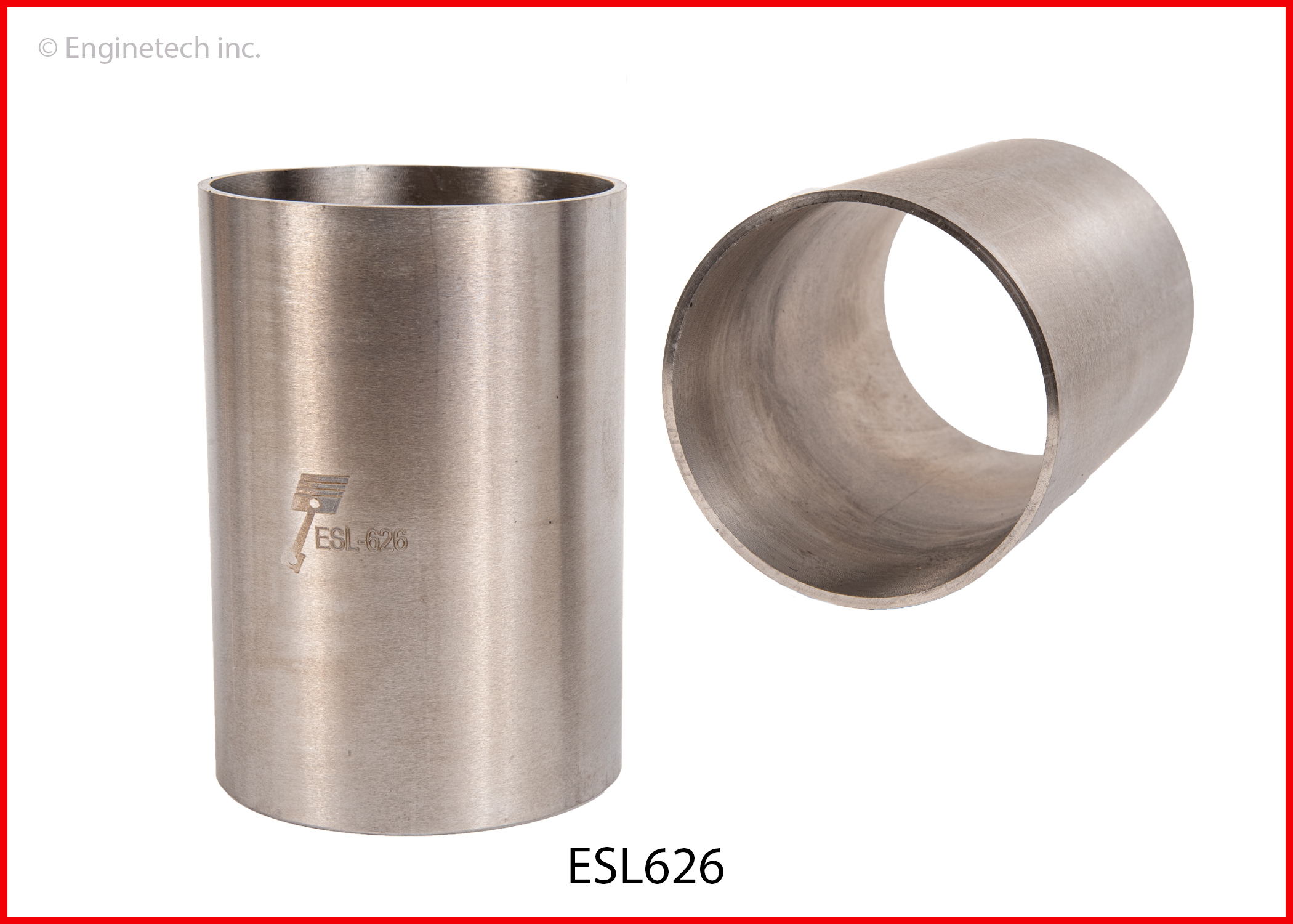 Enginetech Engine Single Cylinder Liner- Machining Required - ESL626