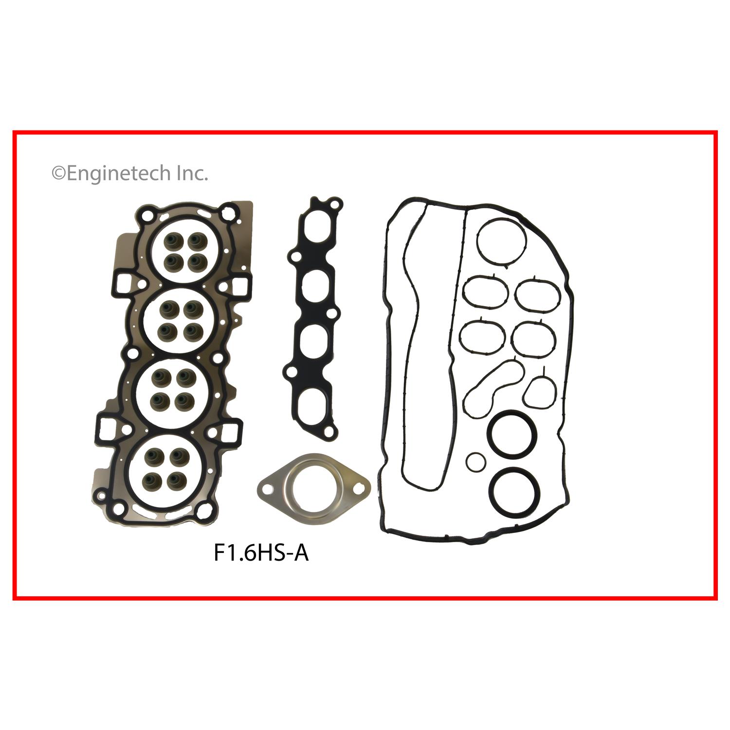 Enginetech Engine Cylinder Head Gasket Set - Ford Car and Truck - F1.6HS-A