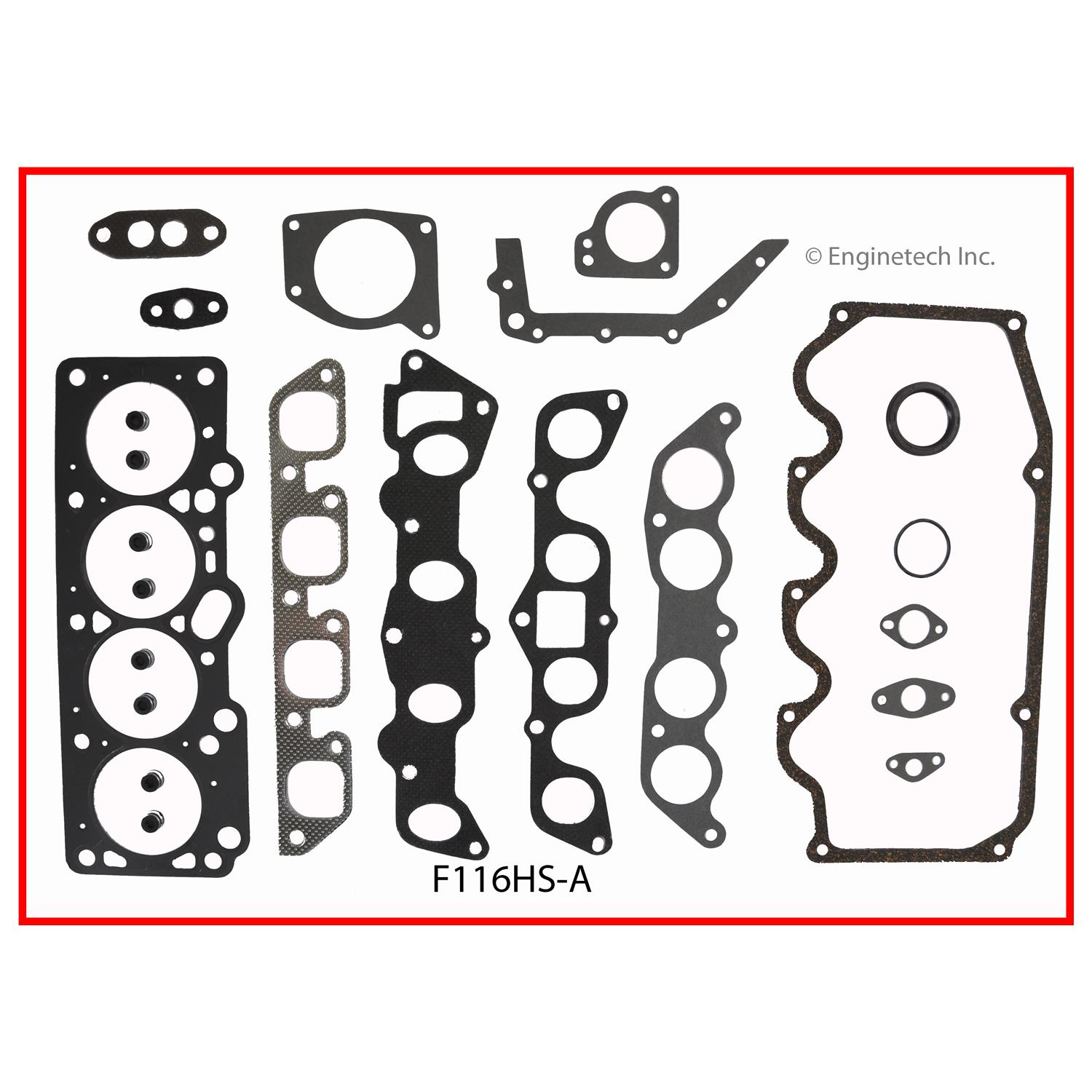 Enginetech Engine Cylinder Head Gasket Set - Ford Car and Truck - F116HS-A