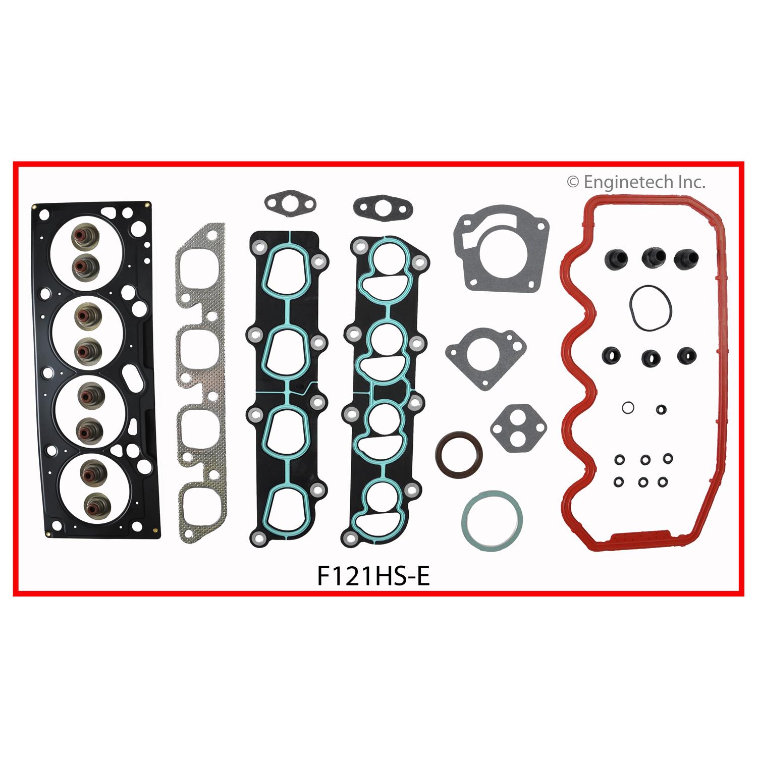 Enginetech Engine Cylinder Head Gasket Set - Ford Car and Truck with Head Bolts - F121HS-EWB