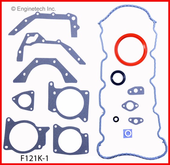 Enginetech Engine Full Gasket Set - Ford Car and Truck - F121K-1