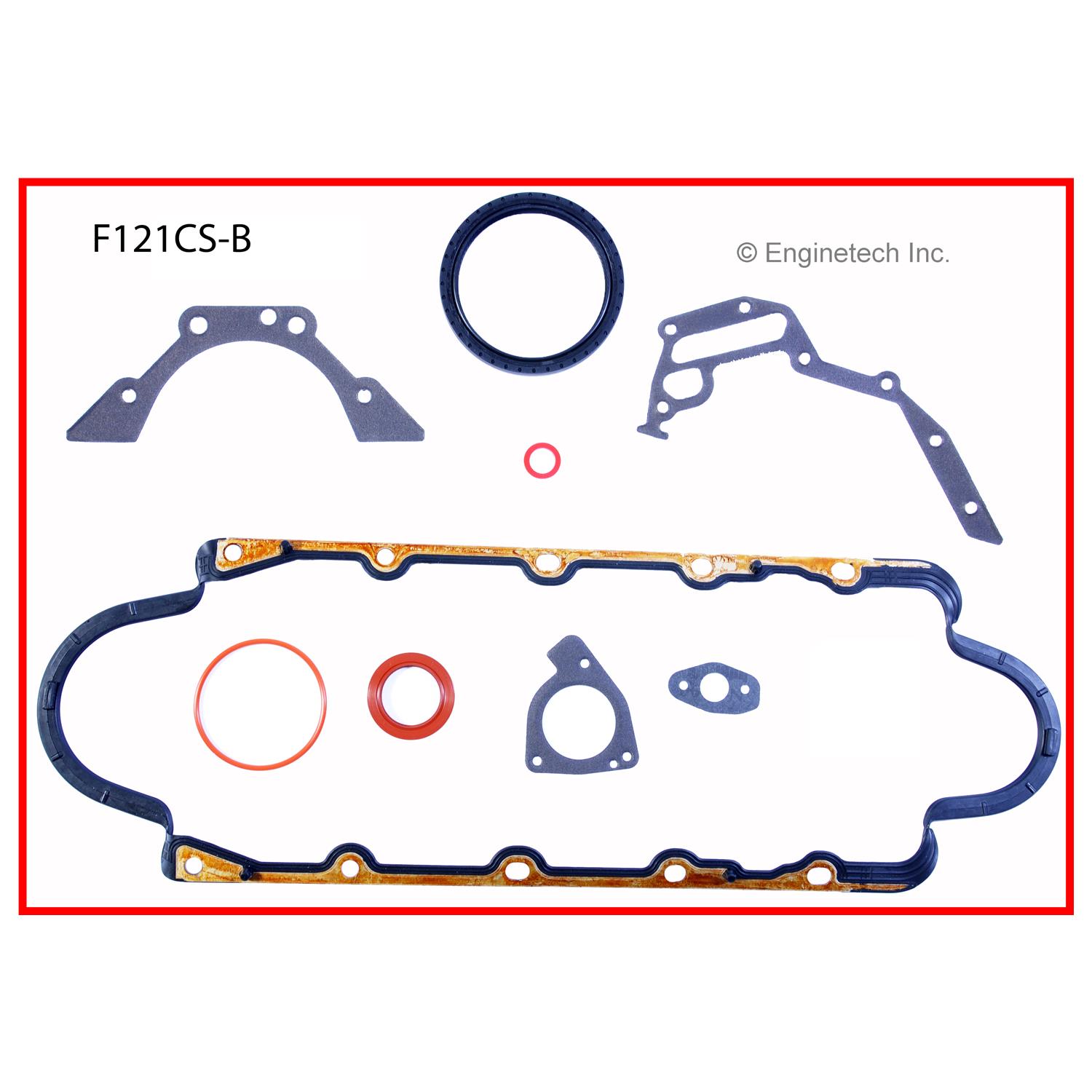 Enginetech Engine Full Gasket Set - Ford Car and Truck - F121K-9