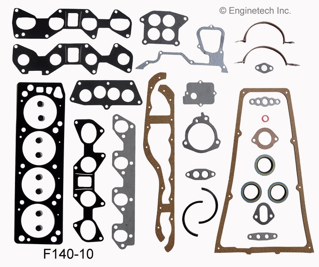 Enginetech Engine Full Gasket Set - Ford Car and Truck - F140-10