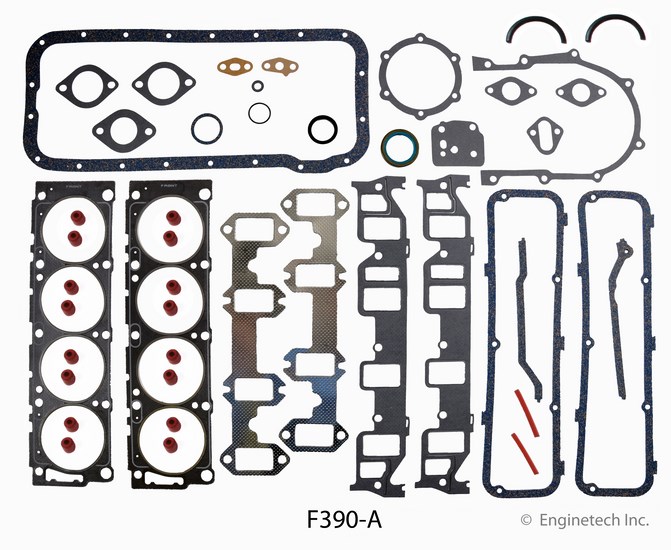 Enginetech Engine Full Gasket Set - Ford Car and Truck - F390-A