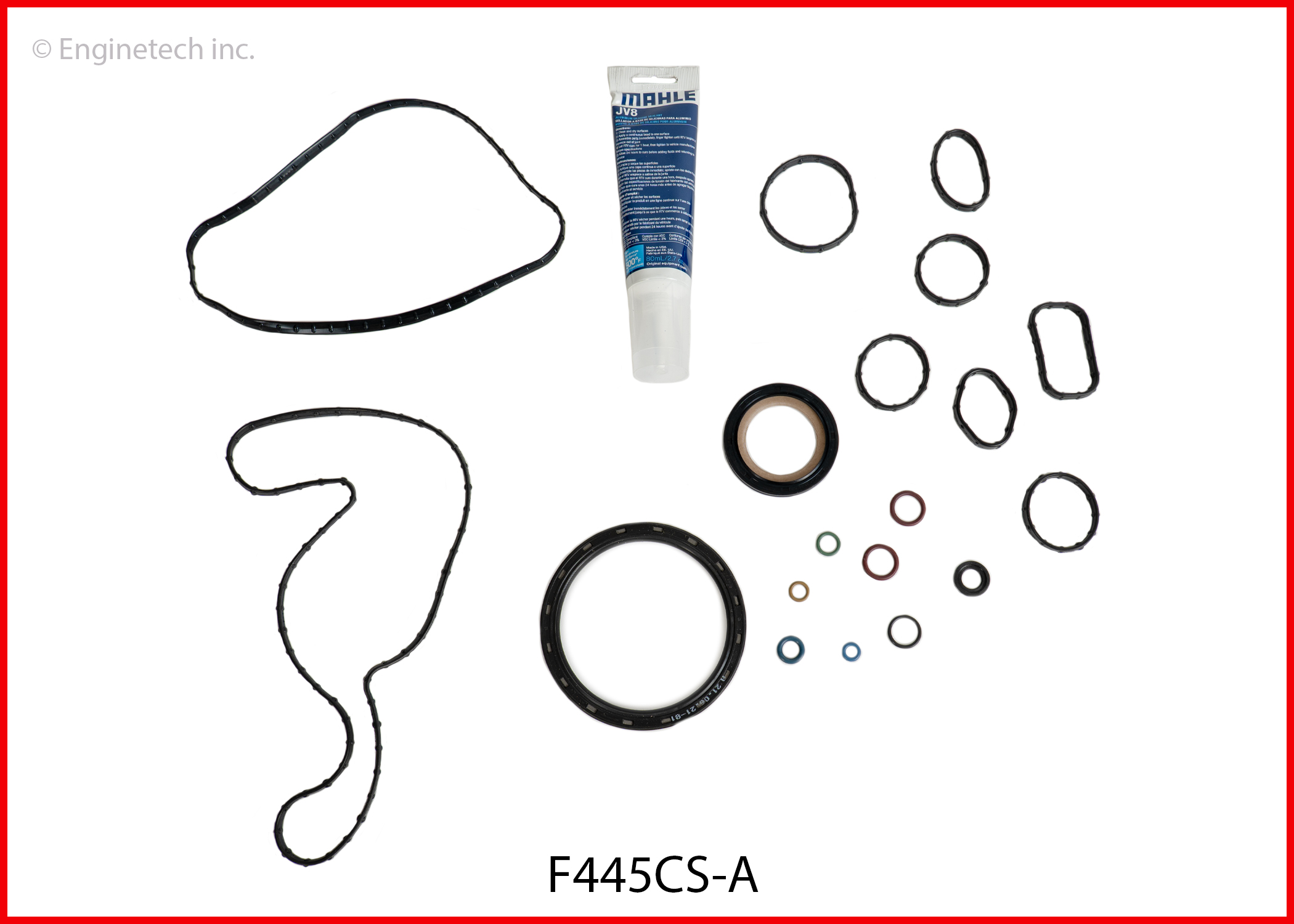 Enginetech Engine Lower End Gasket Set Ford Car and Truck - F445CS-A