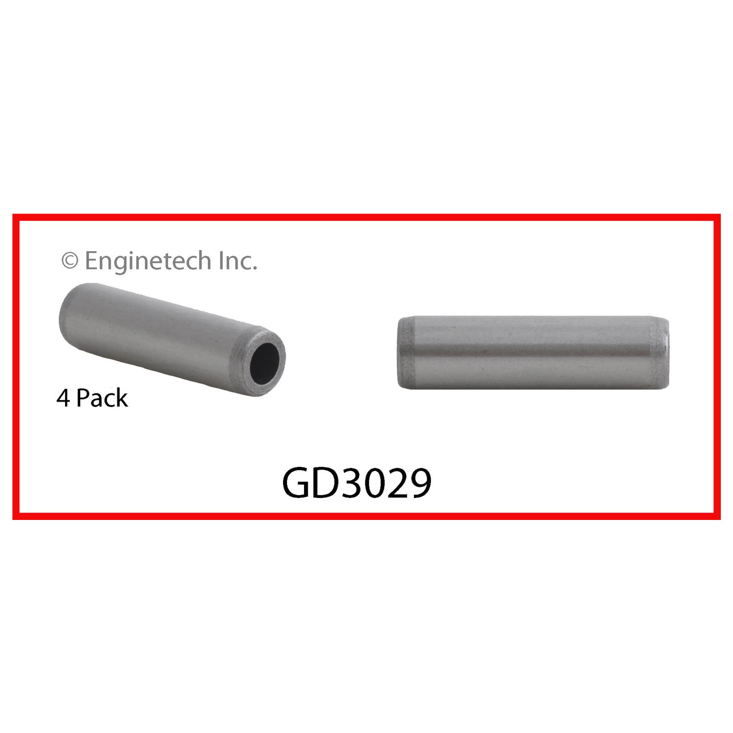 Enginetech Engine Valve Guide - 4 Pack - GD3029
