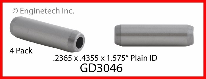 Enginetech Engine Valve Guide - 4 Pack - GD3046