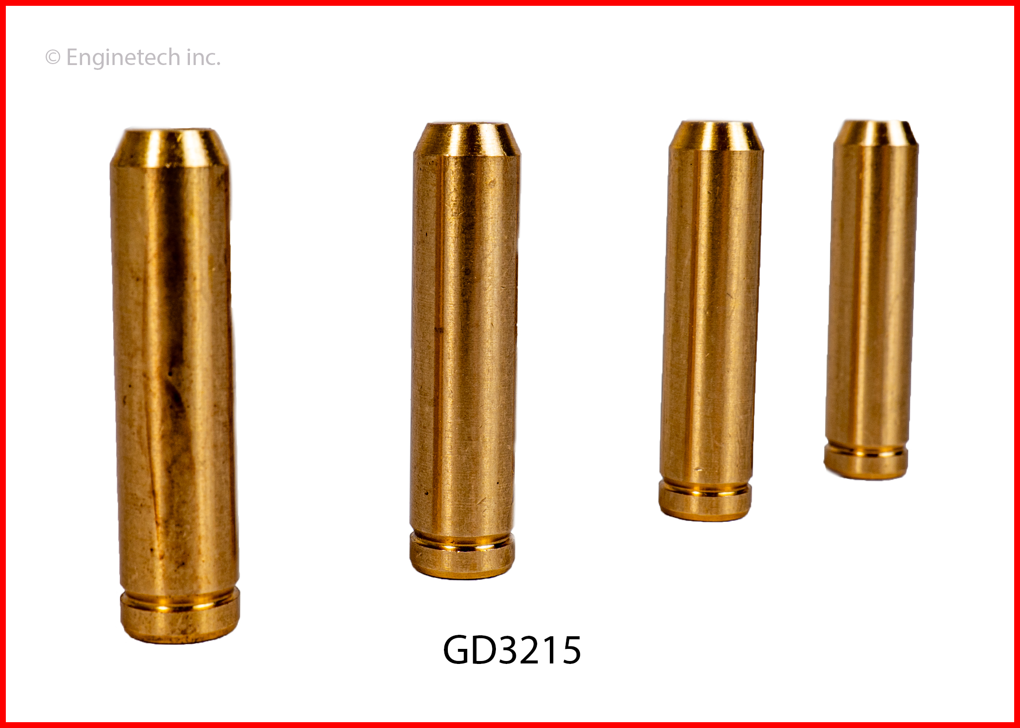 Enginetech Engine Valve Guide - 4 Pack - GD3215