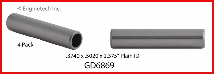 Enginetech Engine Valve Guide - 4 Pack - GD6869