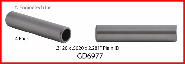 Enginetech Engine Valve Guide - 4 Pack - GD6977