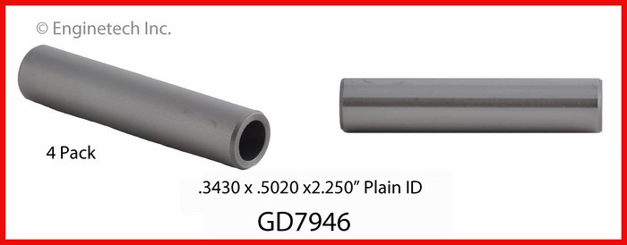 Enginetech Engine Valve Guide - 4 Pack - GD7946