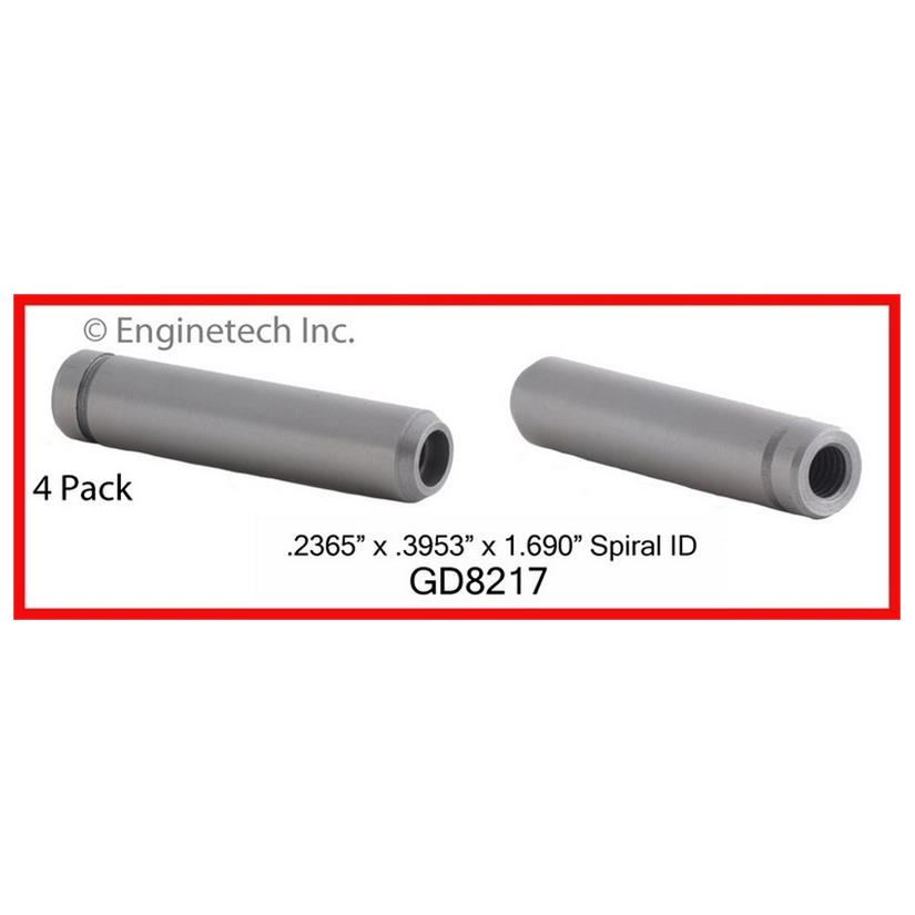 Enginetech Engine Valve Guide - 4 Pack - GD8217