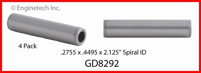 Enginetech Engine Valve Guide - 4 Pack - GD8292