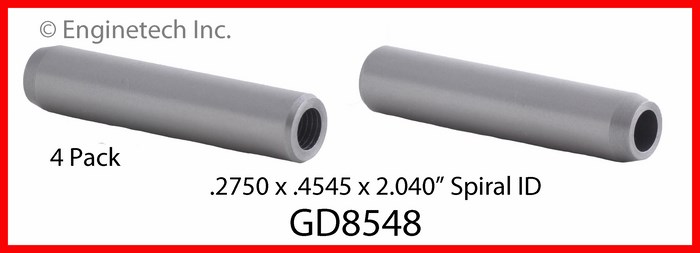 Enginetech Engine Valve Guide - 4 Pack - GD8548