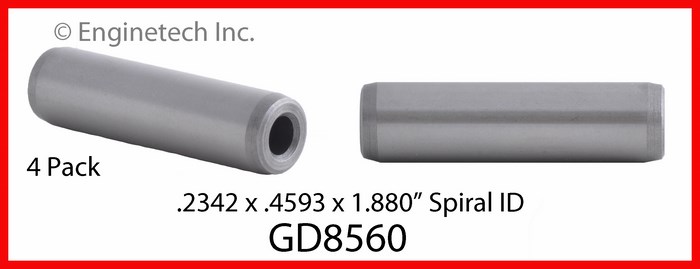 Enginetech Engine Valve Guide - 4 Pack - GD8560