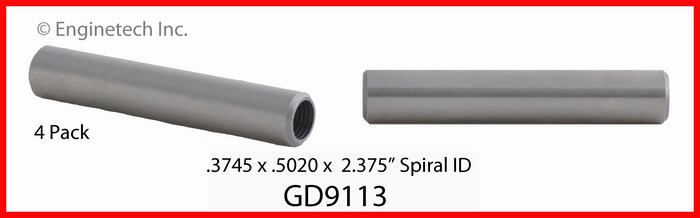 Enginetech Engine Valve Guide - 4 Pack - GD9113