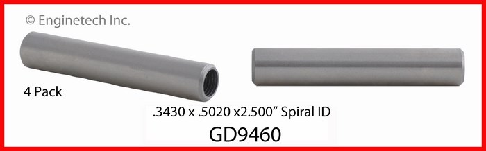 Enginetech Engine Valve Guide - 4 Pack - GD9460