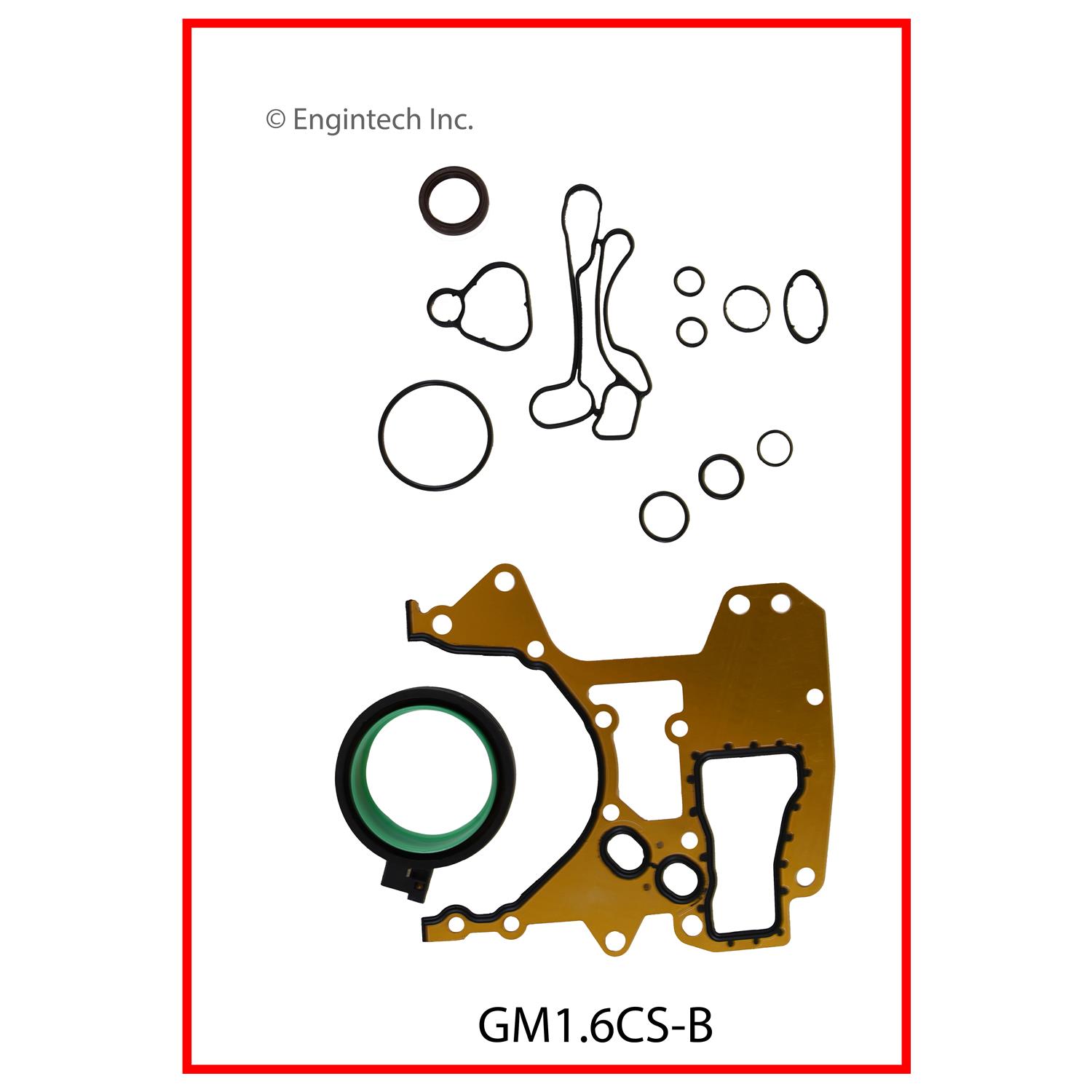 Enginetech Engine Lower End Gasket Set GMC / Chevrolet Car and Truck - GM1.6CS-B