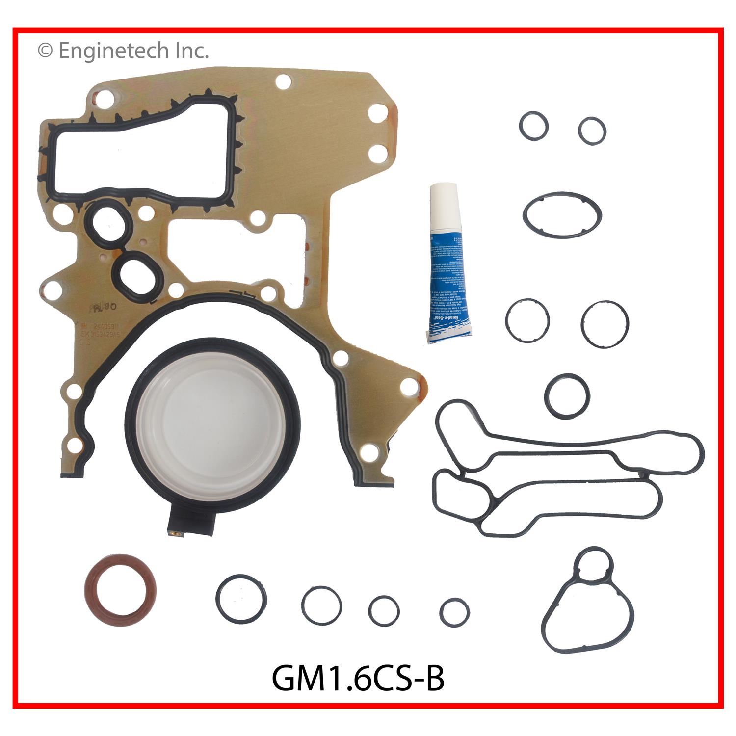 Enginetech Engine Full Gasket Set - GMC / Chevrolet Car and Truck - GM1.6K-3