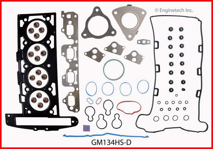 Enginetech Engine Cylinder Head Gasket Set - GMC / Chevrolet Car and Truck - GM134HS-D