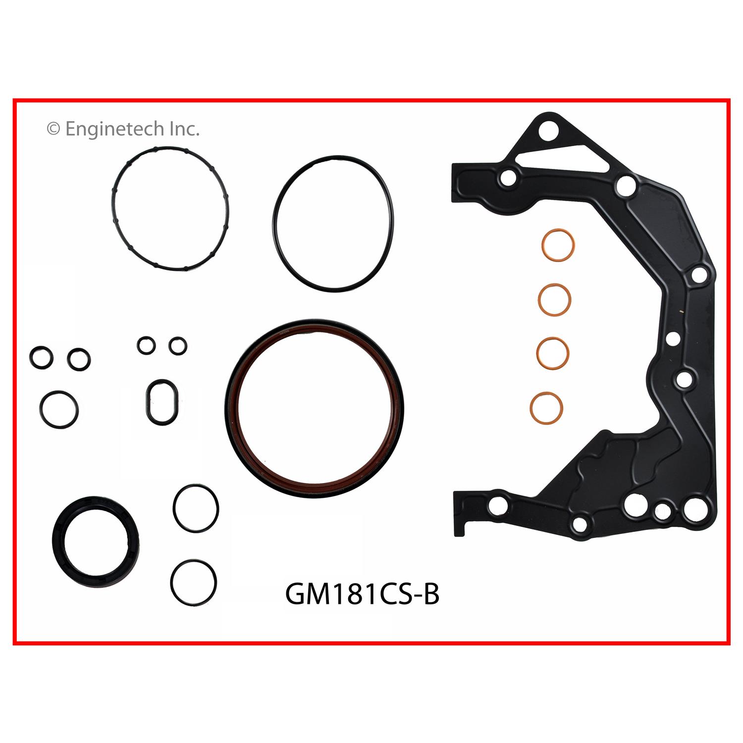 Enginetech Engine Lower End Gasket Set GMC / Chevrolet Car and Truck - GM181CS-B