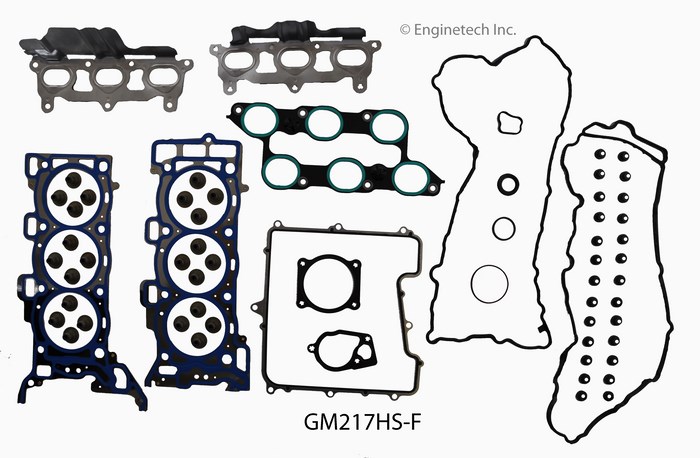 Enginetech Engine Cylinder Head Gasket Set - GMC / Chevrolet Car and Truck - GM217HS-F
