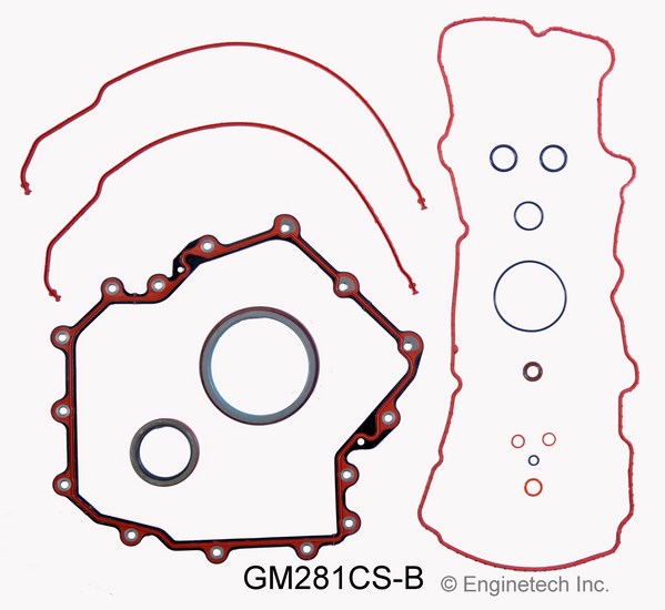 Enginetech Engine Lower End Gasket Set GMC / Chevrolet Car and Truck - GM281CS-B