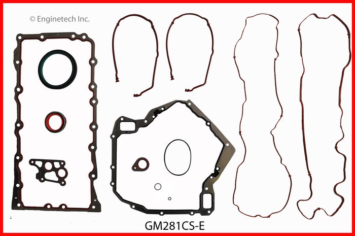 Enginetech Engine Lower End Gasket Set GMC / Chevrolet Car and Truck - GM281CS-E