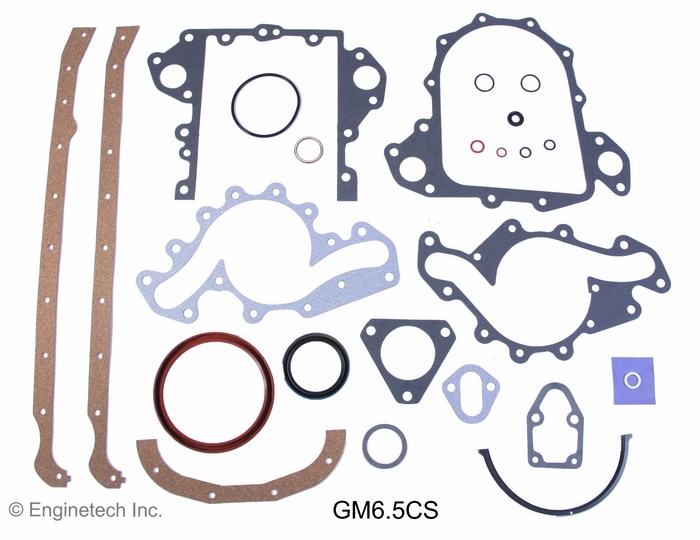 Enginetech Engine Lower End Gasket Set GMC / Chevrolet Car and Truck - GM6.5CS