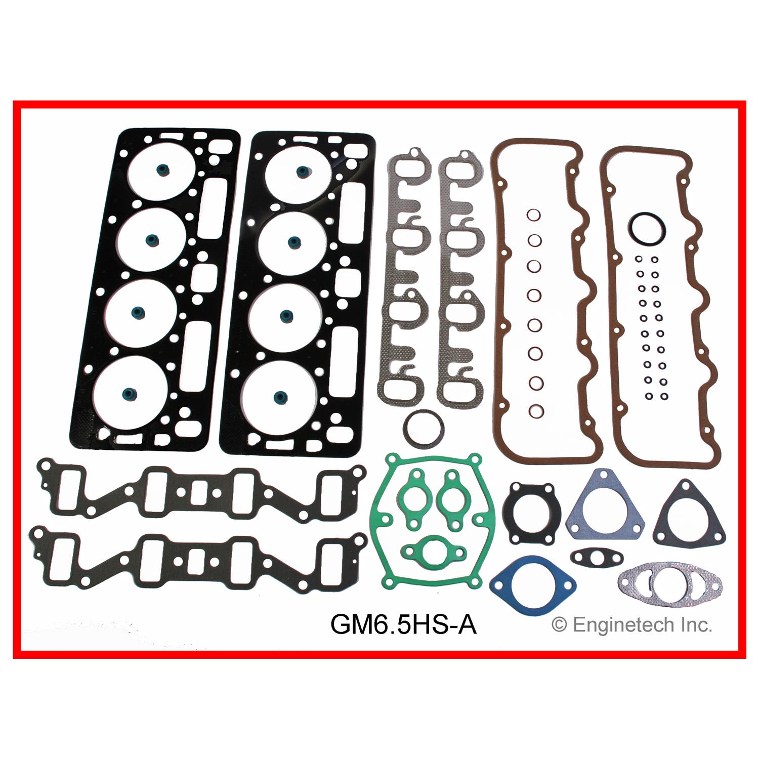 Enginetech Engine Cylinder Head Gasket Set - GMC / Chevrolet Car and Truck - GM6.5HS-A