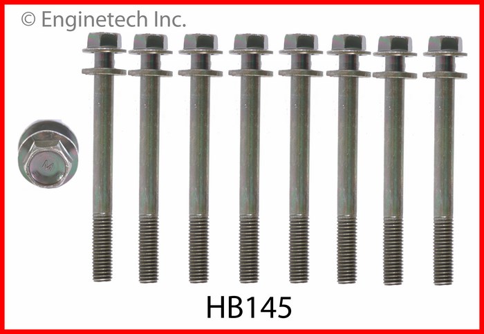 Enginetech Engine Head Bolt Set- For One Cylinder - HB145