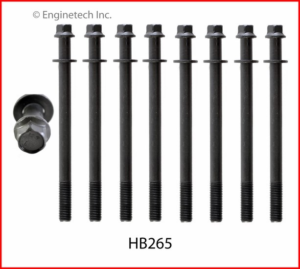 Enginetech Engine Head Bolt Set- For One Cylinder - HB265