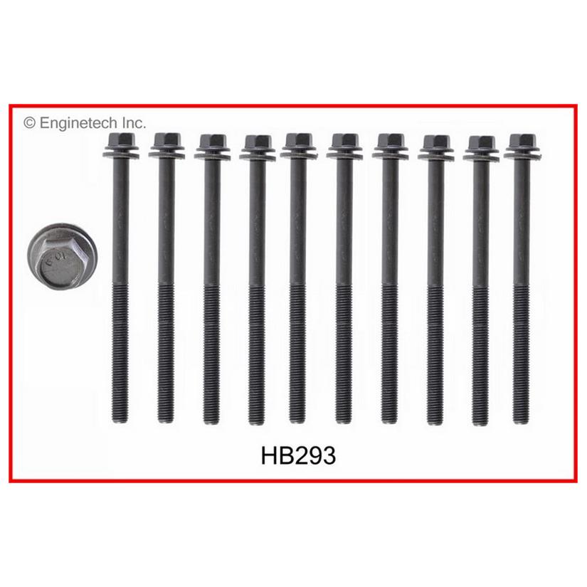 Enginetech Engine Head Bolt Set- For One Cylinder - HB293