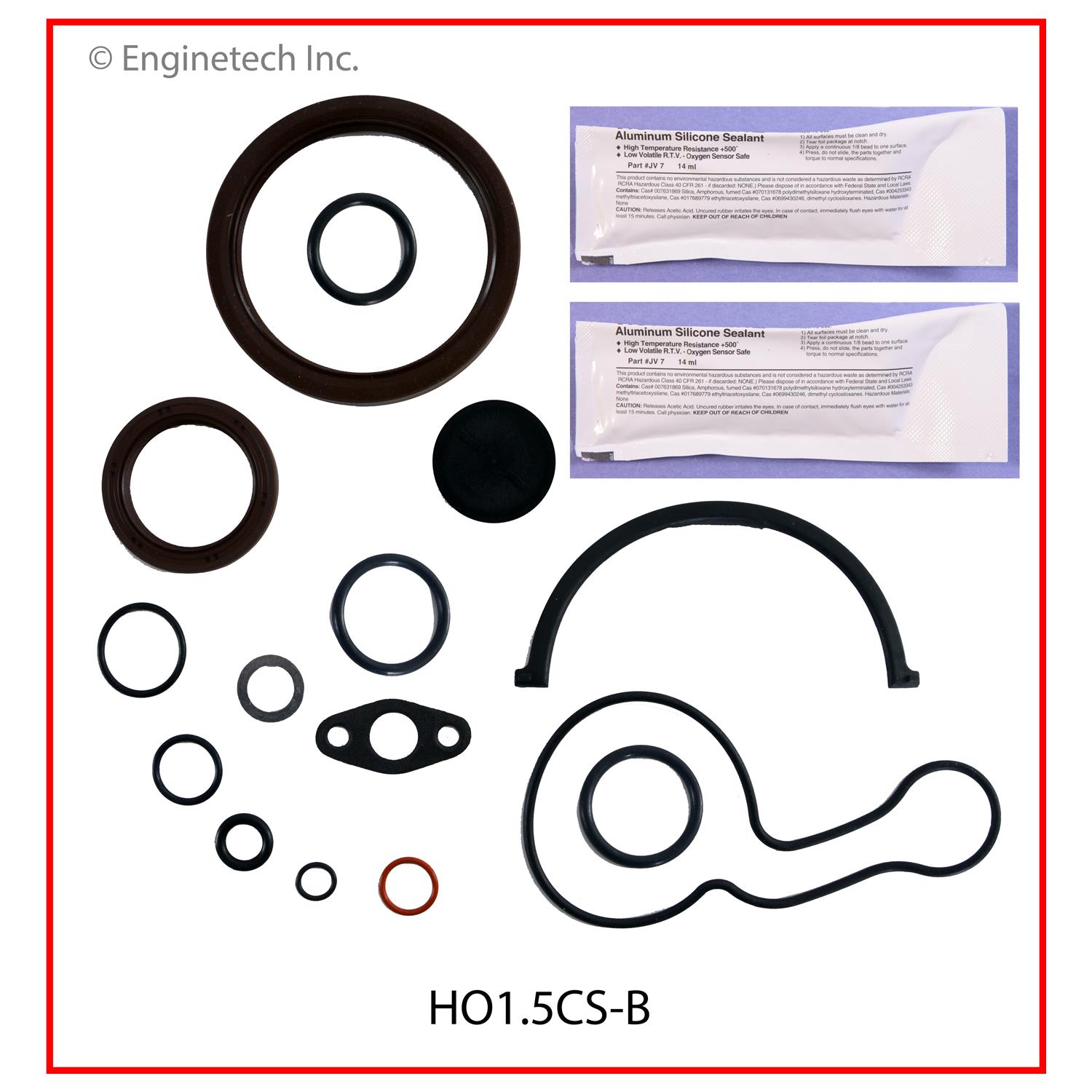Enginetech Engine Lower End Gasket Set Honda Car and Truck - HO1.5CS-B