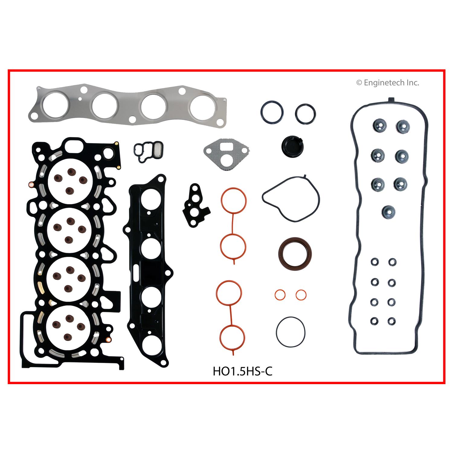 Enginetech Engine Cylinder Head Gasket Set - Honda Car and Truck - HO1.5HS-C