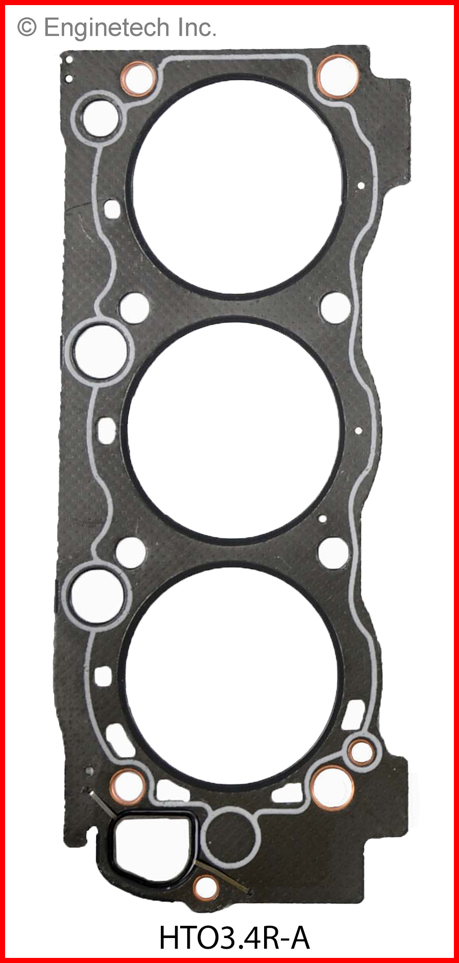 Enginetech Engine Cylinder Head Gasket- Toyota Car and Truck - HTO3.4R-A
