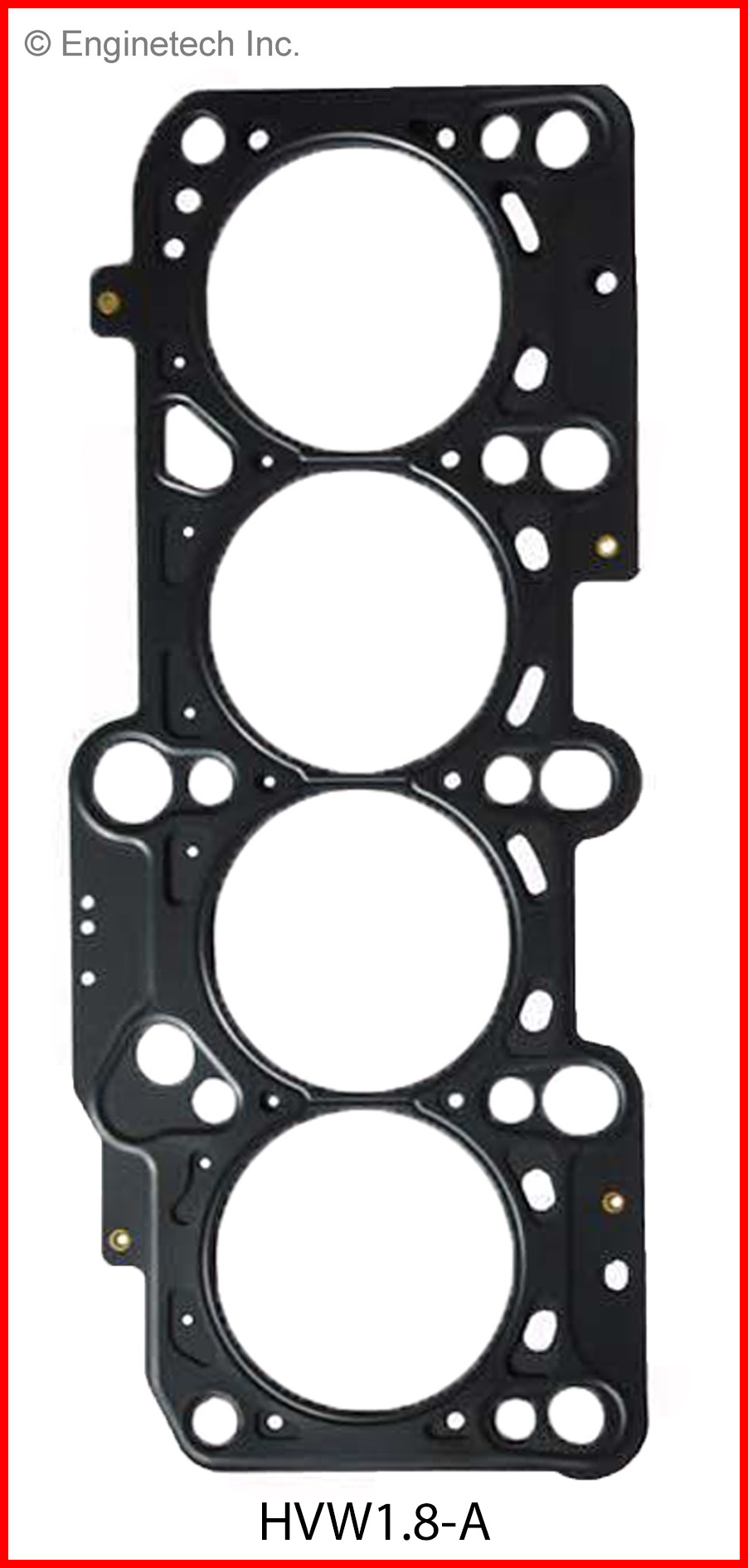 Enginetech Engine Cylinder Head Gasket- Volkswagen Car and Truck - HVW1.8-A